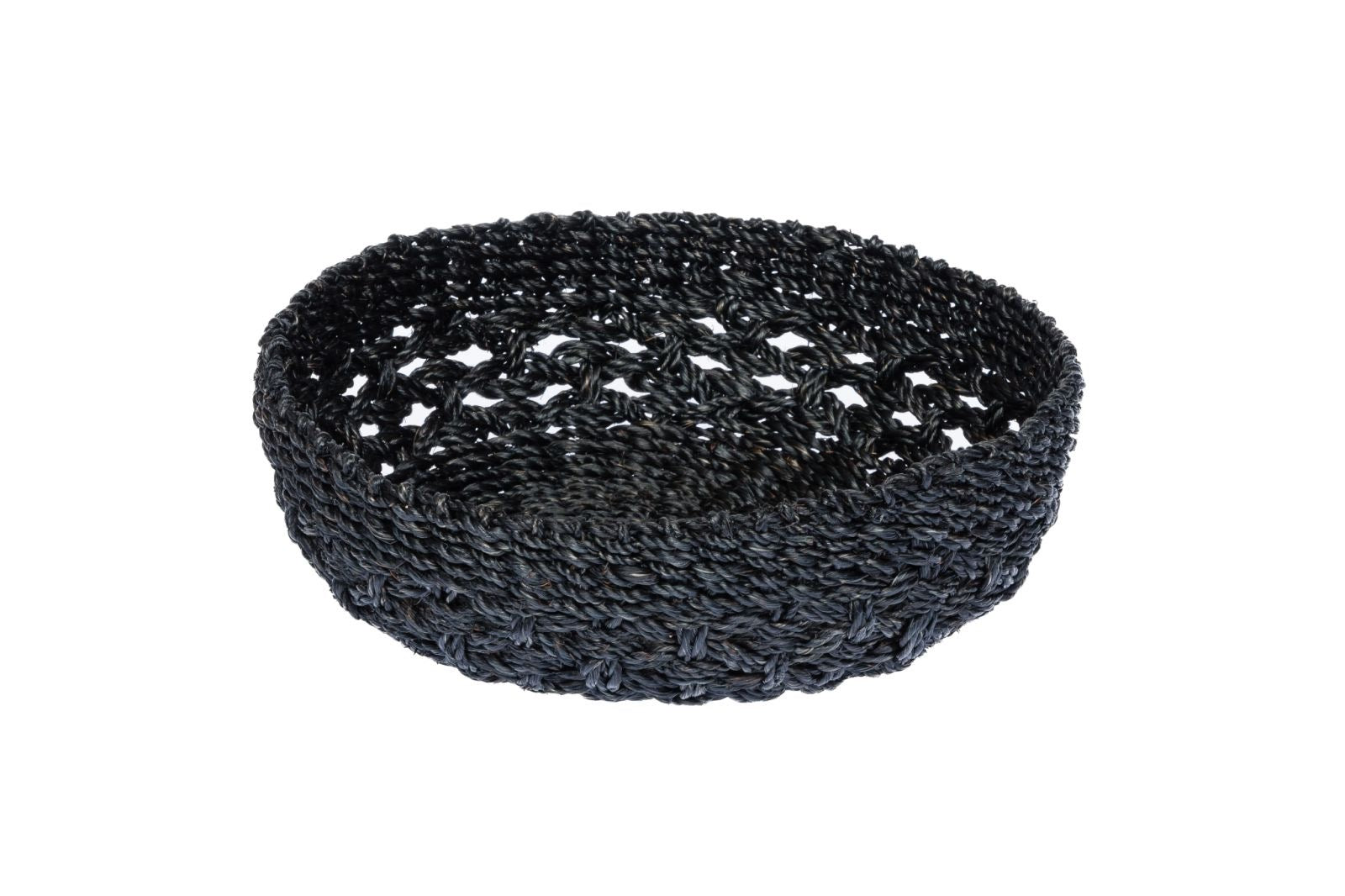 Handwoven Myra Catch All made from 100% natural plant fiber, ideal for organizing daily essentials, jewelry, kitchen spices, and vanity items. A stylish, eco-friendly storage solution for a clutter-free home.