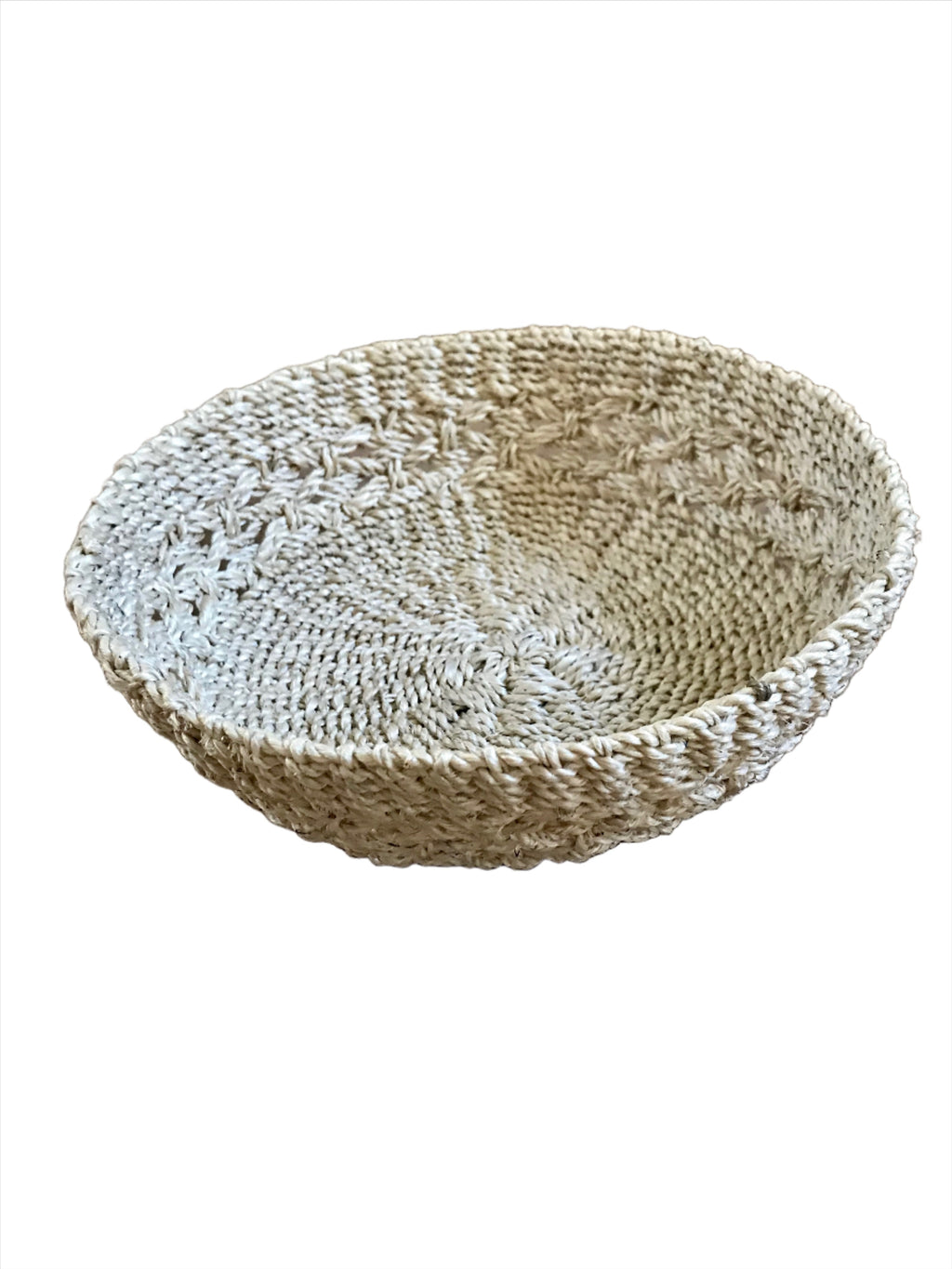 Handwoven Myra Catch All made from 100% natural plant fiber, ideal for organizing daily essentials, jewelry, kitchen spices, and vanity items. A stylish, eco-friendly storage solution for a clutter-free home.